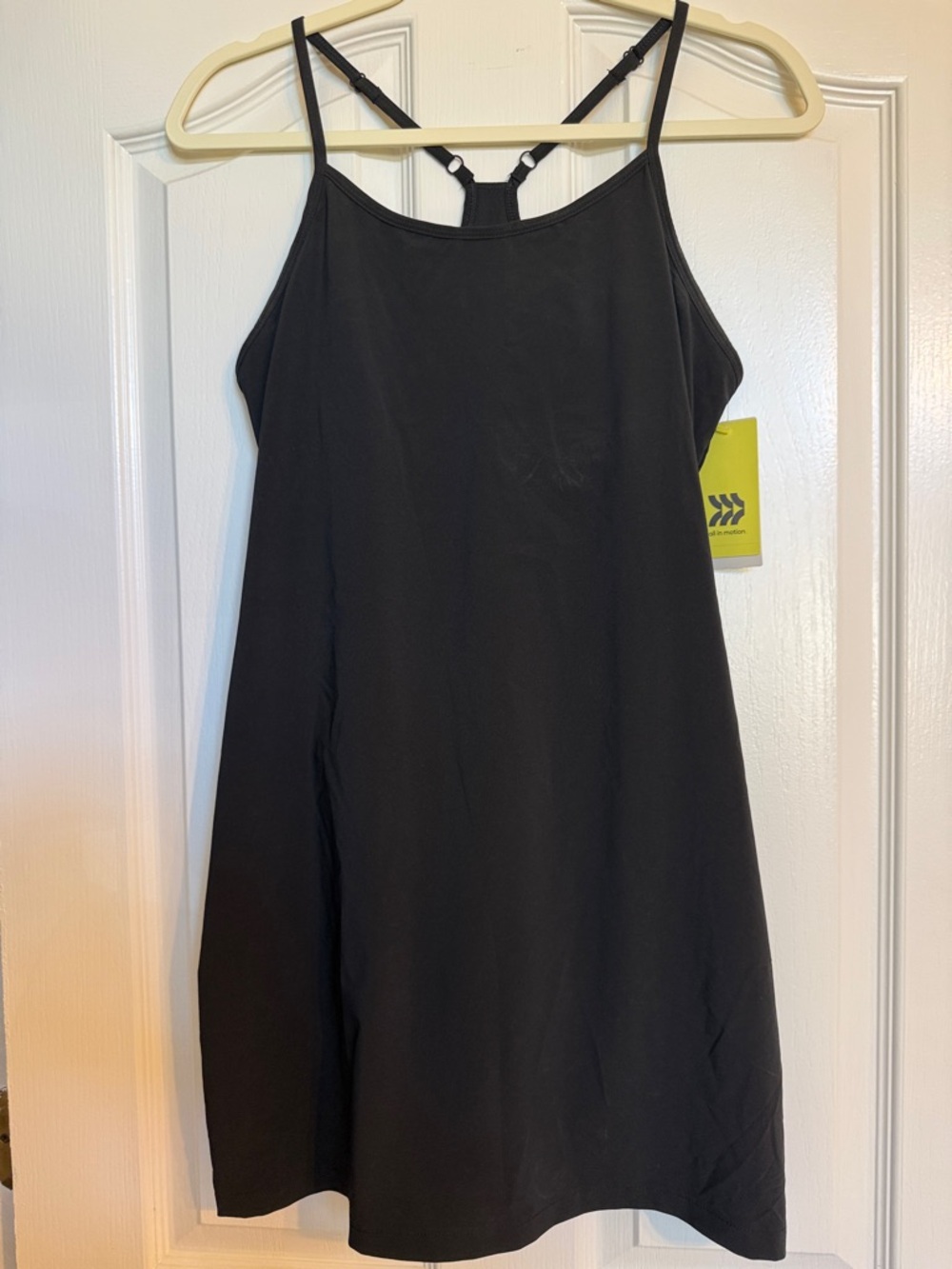 All in Motion Black Flex Strappy Dress